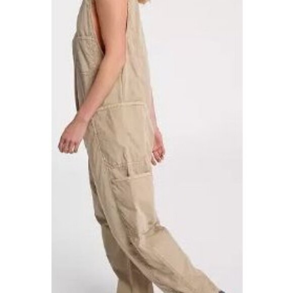 Alpine Design Jumpsuit Size XS Overalls Beige Oversized NWT $88 Women's - Picture 13 of 16